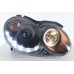 Mercedes CLK W209 Black Projector Headlamp w LED